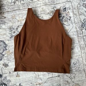 Lululemon roasted brown ribbed align tank